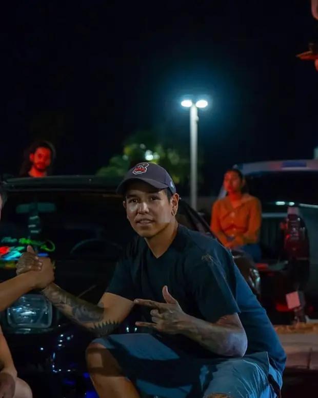 Zack Andres at a High Desert car meet